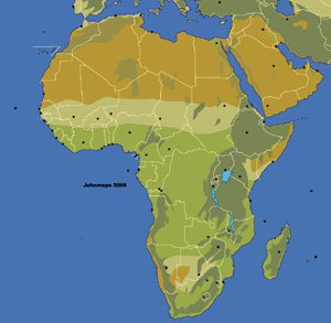 Blank Map of Africa