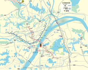 Metro Map of Wuhan