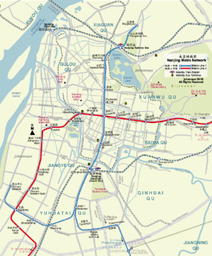 Metro Map of Nanjing