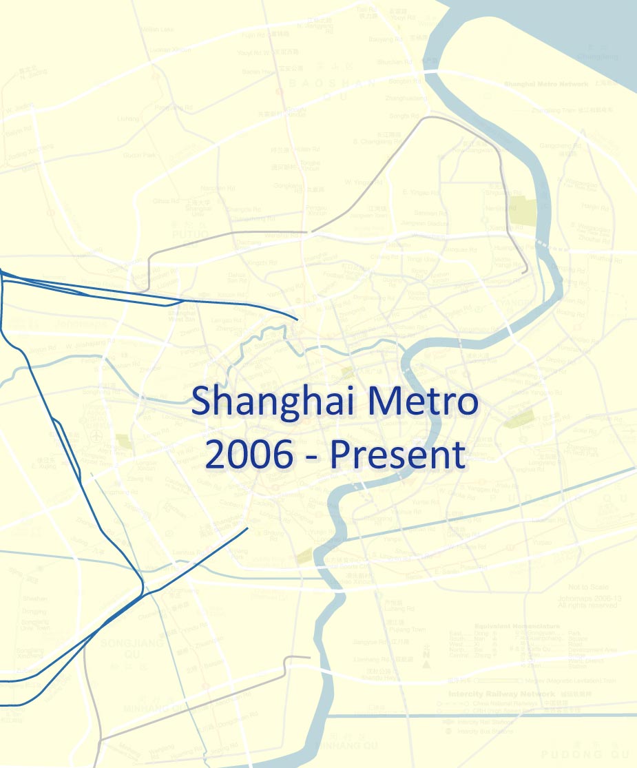 上海地铁图 Hong Kong & Shenzhen Metro Map