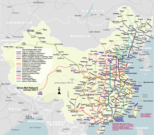 Rail Map of China