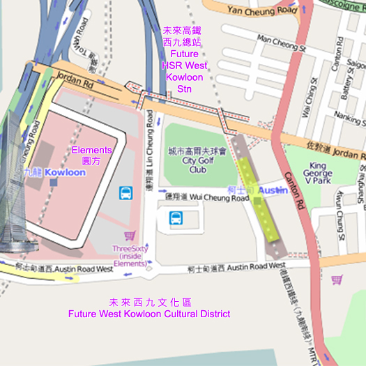 Map of Austin Station