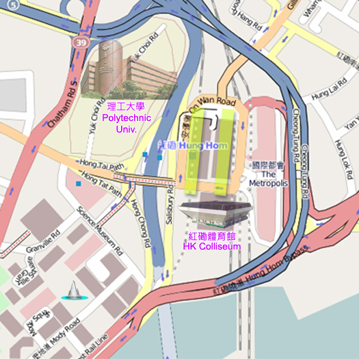 Map of Hung Hom