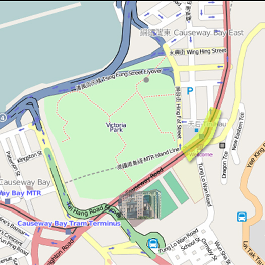 Map of Tin Hau