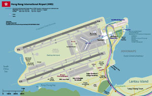Hong Kong Airport Map