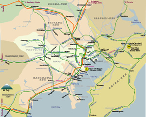 Metro Map of Kanto