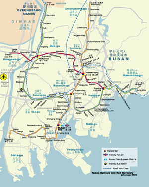 Metro Map of Busan