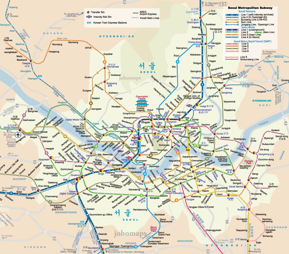 Seoul Metro Map