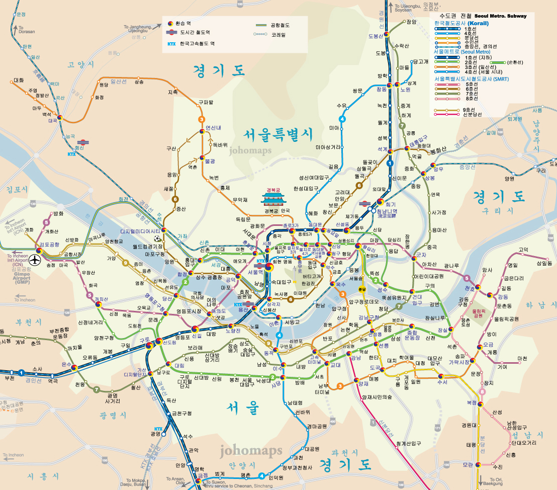 Seoul Metro Map