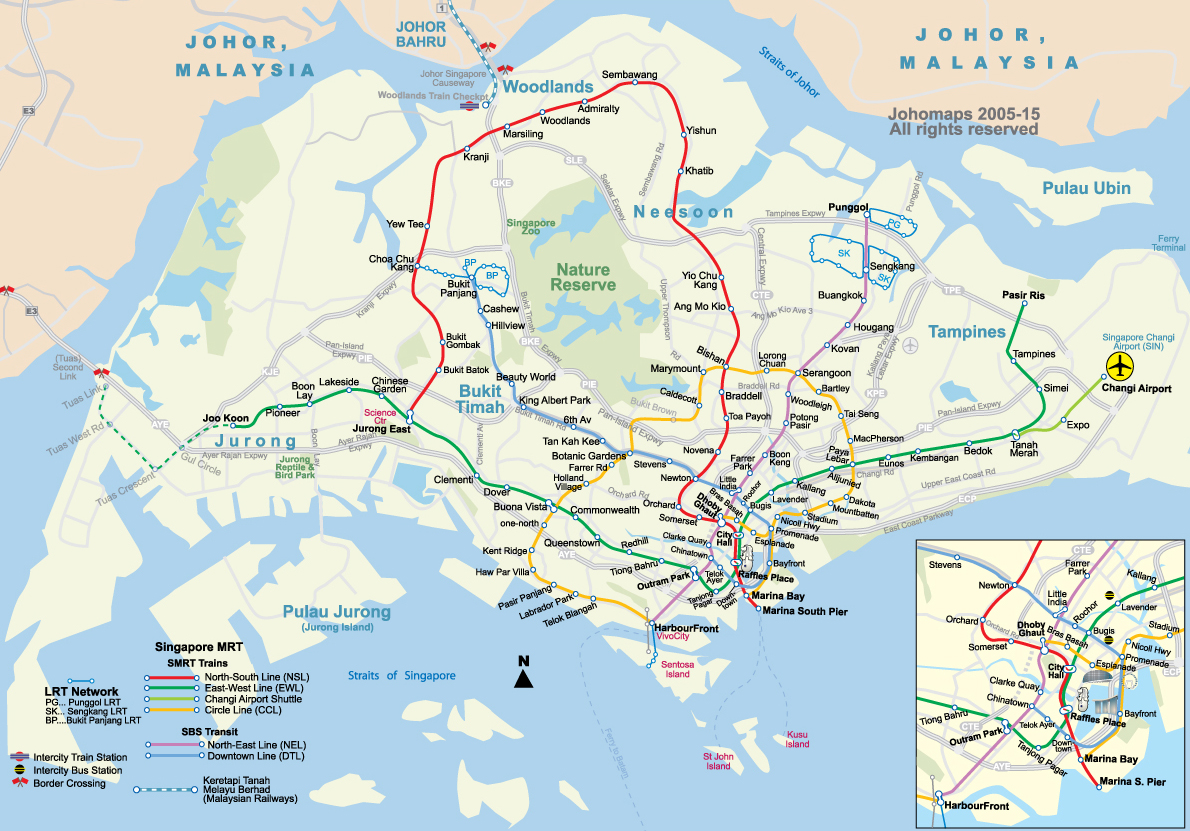 Singapore Metro Map