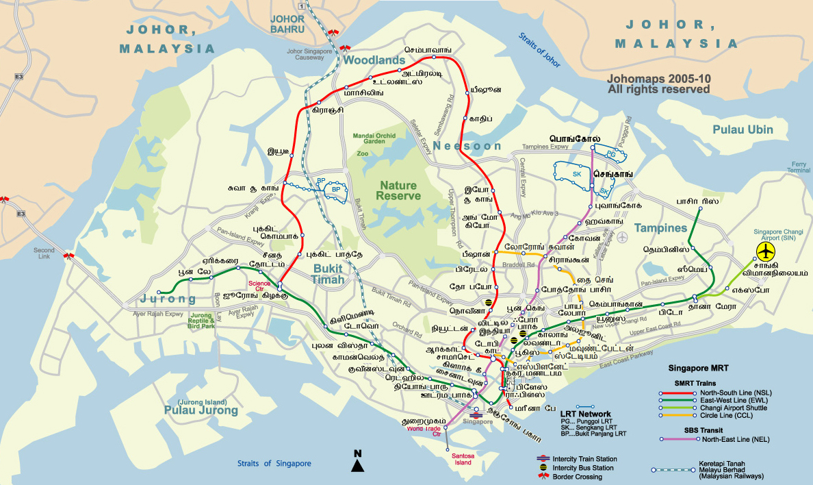 Singapore Metro Map