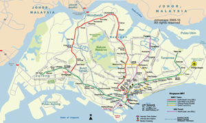 Metro Map of Singapore