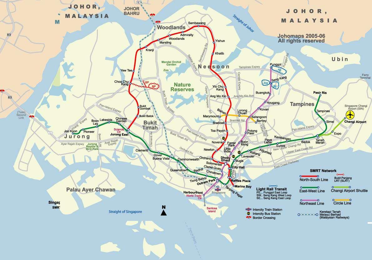 上海地铁图 Hong Kong & Shenzhen Metro Map