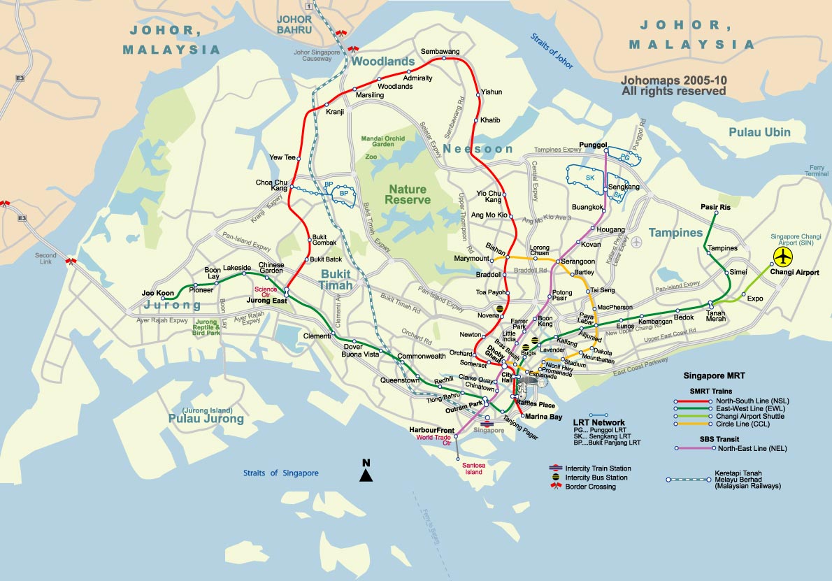 上海地铁图 Hong Kong & Shenzhen Metro Map