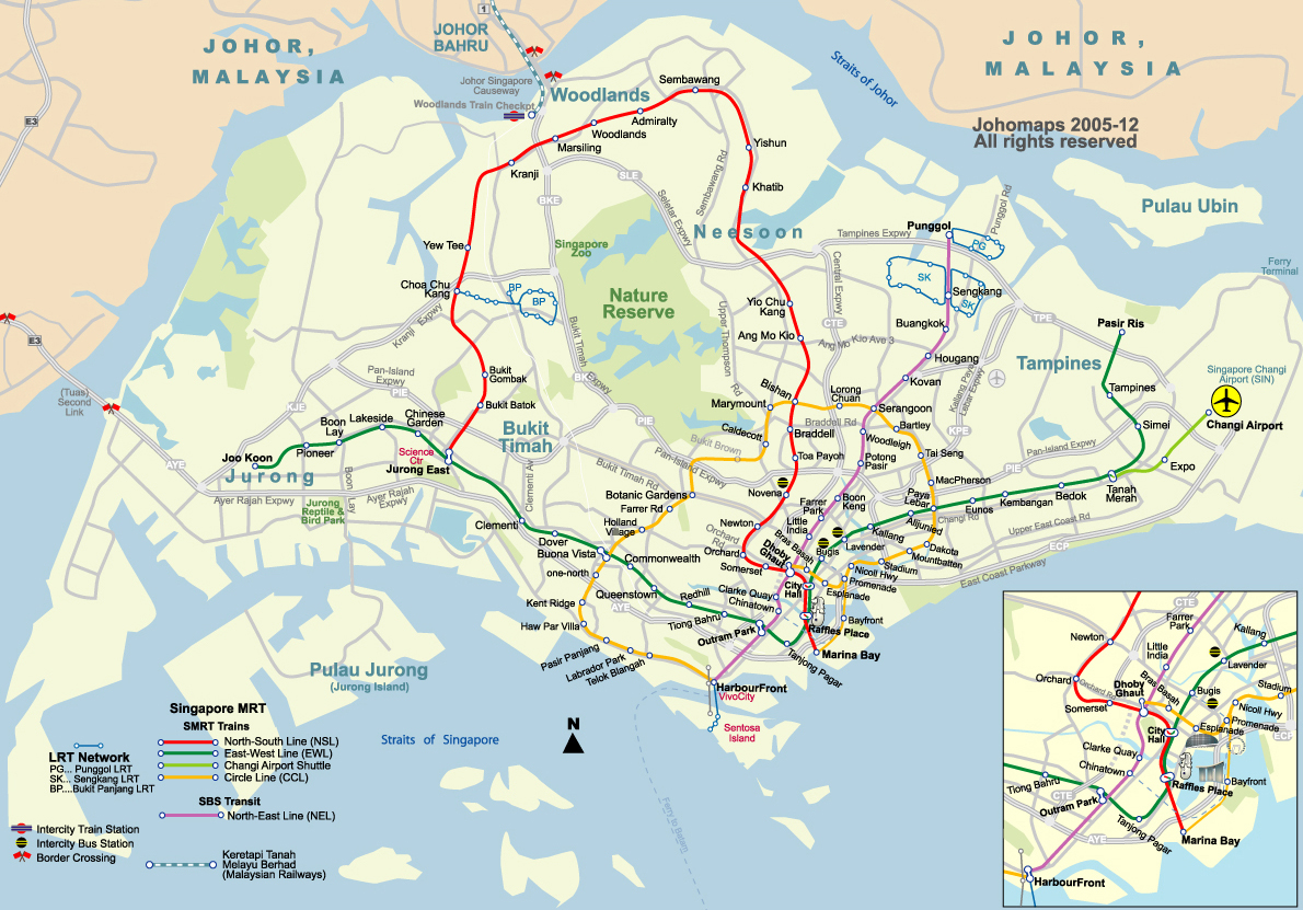 上海地铁图 Hong Kong & Shenzhen Metro Map