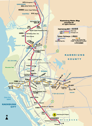 Kaohsiung Metro Map