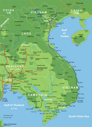 Rail Map of Vietnam
