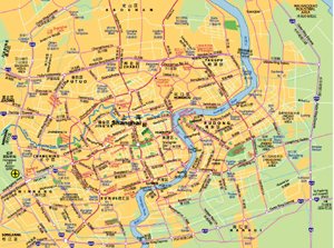 上海交通地图 Map of Shanghai