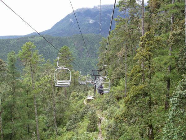 Spruce Plateau chair lift