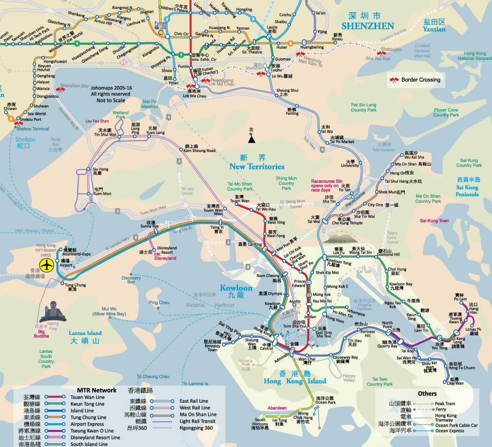 香港鐵路圖