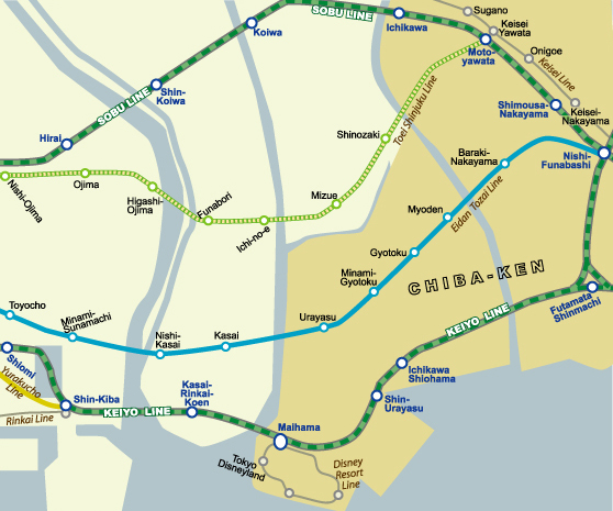 東京都市鉄道地図 Tokyo Metro Network Map
