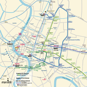 Metro Map of Bangkok