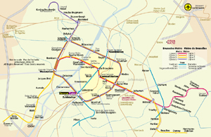 布魯塞爾地鐵圖