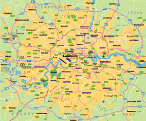 倫敦道路地圖