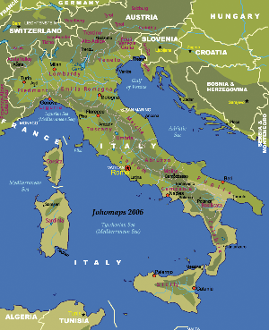 Mappa d'Italia / 義大利地圖