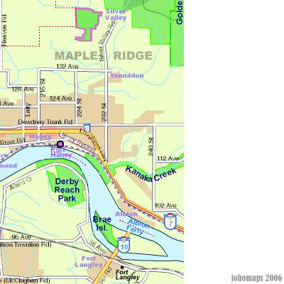 Map of Vancouver