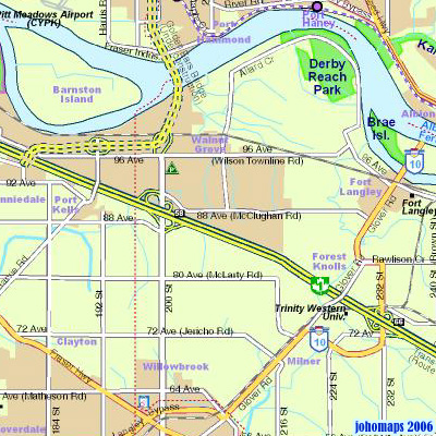 Map of Vancouver