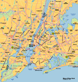 紐約市公路圖