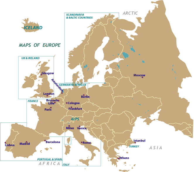 MAPS OF EUROPE