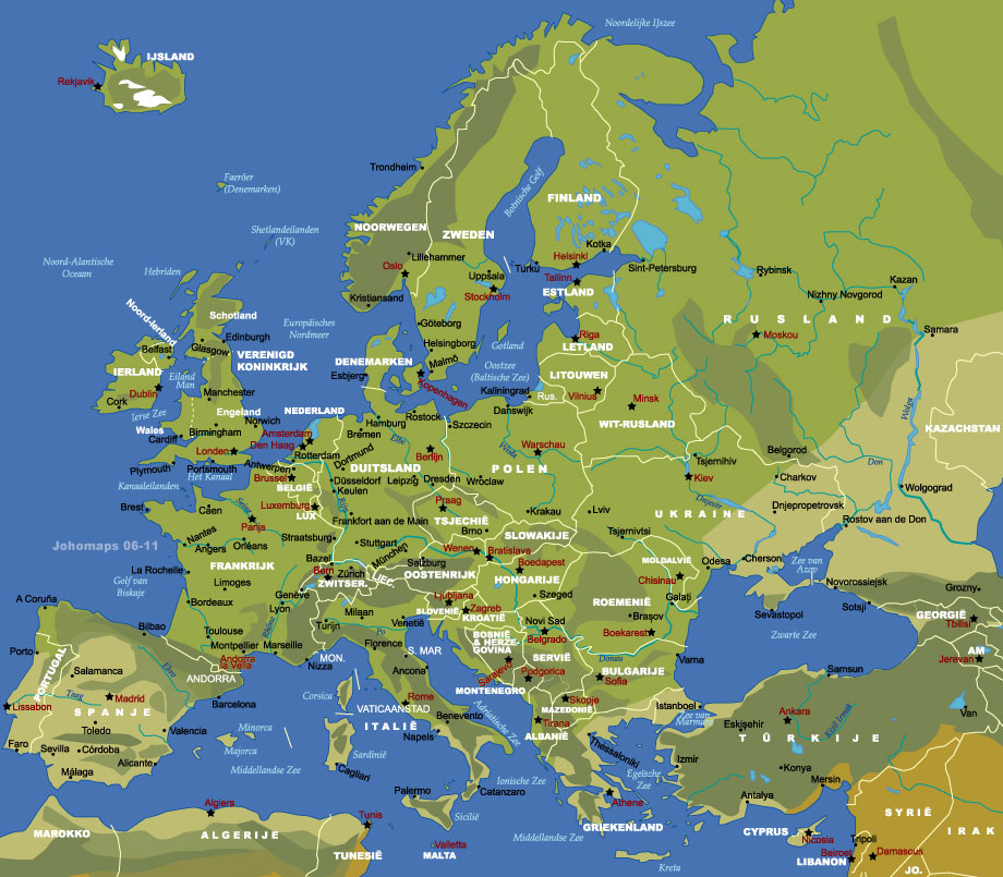 Map of Europe