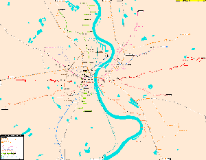 Cologne Rail Transit Map