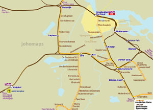 Amsterdam City Rail Map
