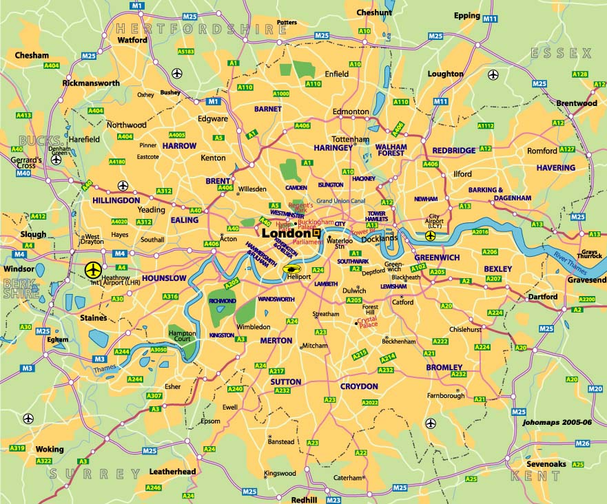 City Map of London