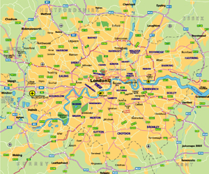 Highway Map of London