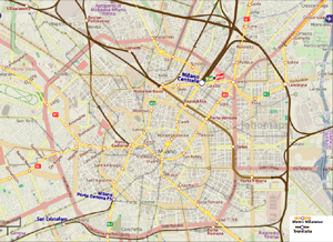 City Rail Map of Milan