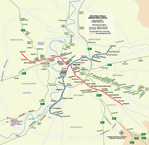 Rome Metro Map