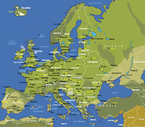 Carte d'Europe