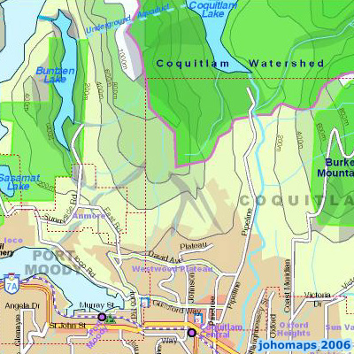 Map of Vancouver