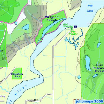 Map of Vancouver