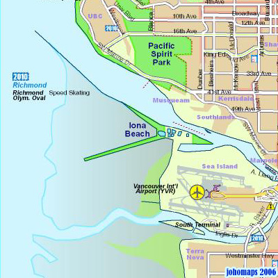 Map of Vancouver