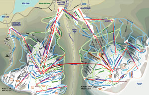 Whistler Blackcomb Ski Map