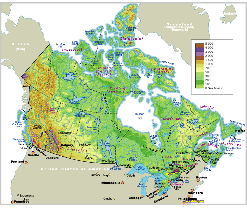 Map of Canada