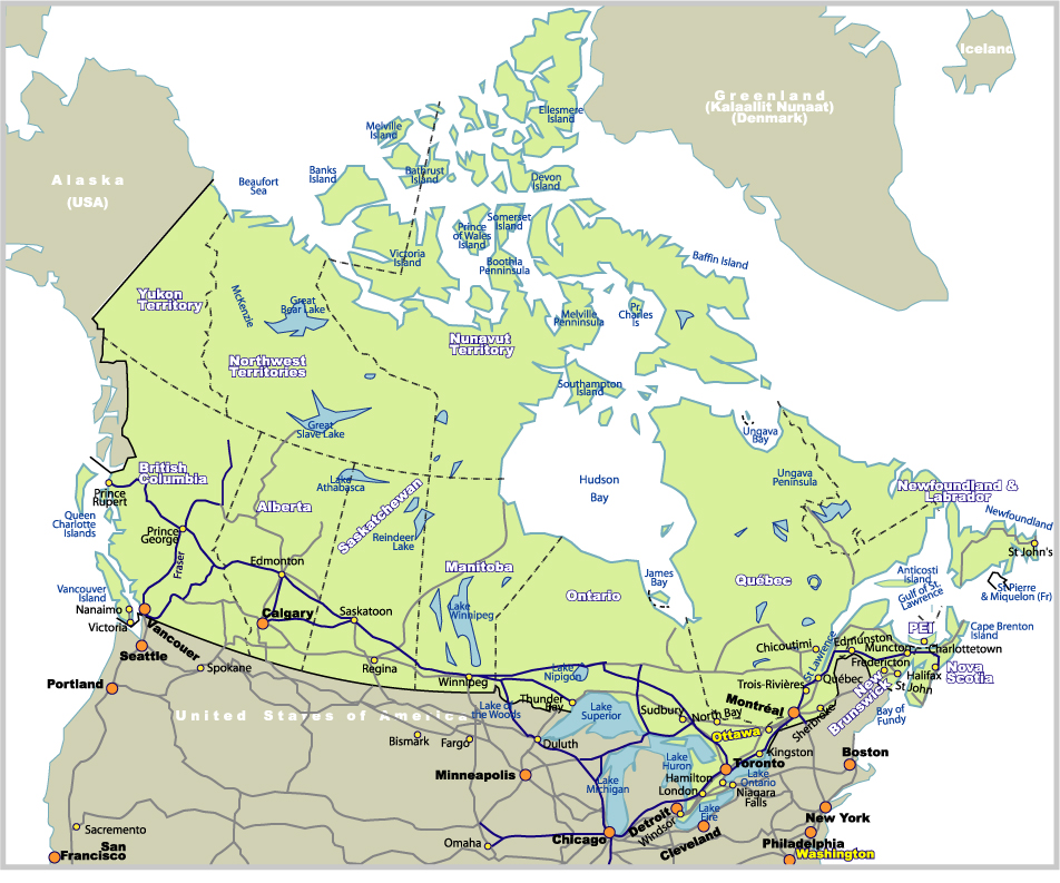 Map of Canada