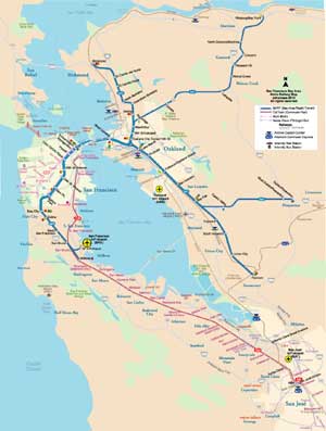 Metro Map of San Francisco