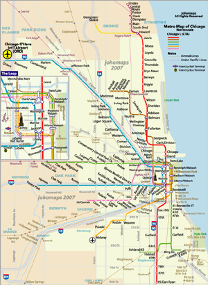 Metro Map of Chicago