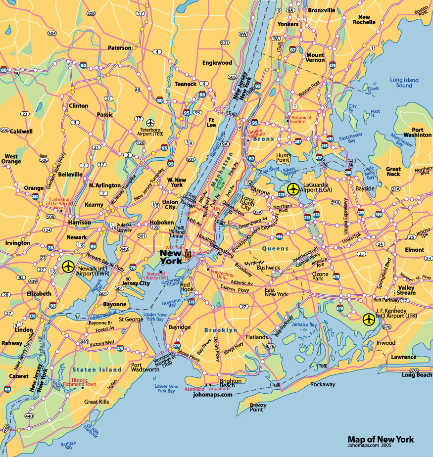 City Map of New York